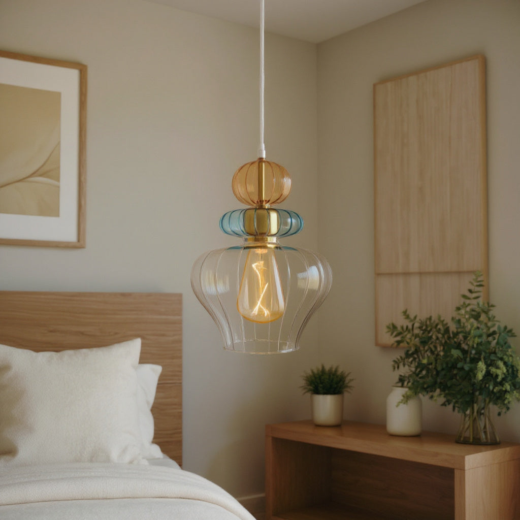 Blown Glass Pendant Light